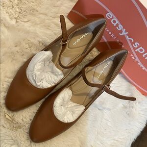 Easy Spirit Tan Mary Jane Shoes
